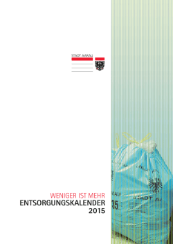 Entsorgungskalender 2015