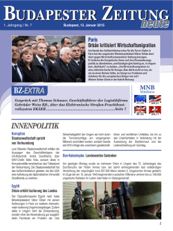 BZ 2015 01 - Budapester Zeitung