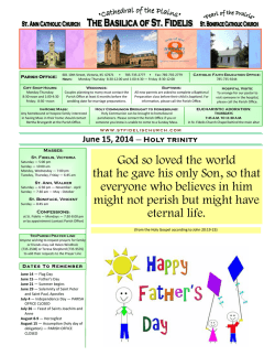 June 15 - St. Fidelis Church