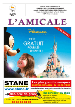 Janvier 2015 - Amicale du personnel Ville et CUS