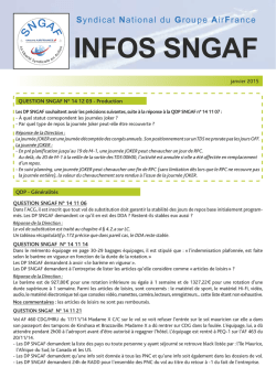 INFOS SNGAF