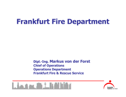 Frankfurt Fire Department - von der Forst