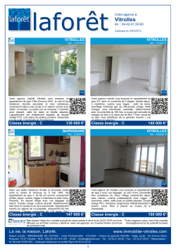 Sale - Agence Laforet immobilier Vitrolles