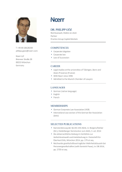 DR. PHILIPP G&Ouml;Z
