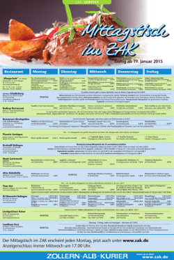 G&uuml;ltig ab 19. Januar 2015