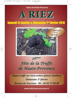F&ecirc;te de la Truffe de Haute-Provence