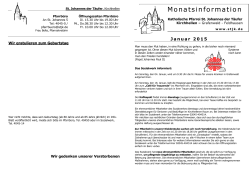 Monatsinfo Jan. 2015 Kirchhellen Presse.pdf - St. Johannes der Täufer