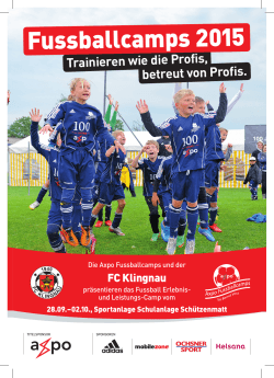 Infos & Flyer - FC Klingnau