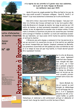 (Journal BVLG N\260 69) - TREMPLIN Homme et Patrimoine