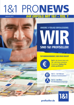 IHR ERFOLG MIT 1&1 &ndash; TEIL 1