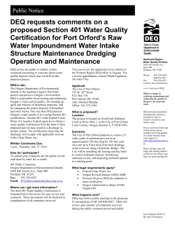 DEQ Permit Template - Department of Environmental Quality