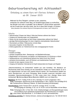 Infos - Clarissa Schwarz