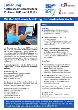 Flyer als pdf runterladen. - Deutsche Muskelschwund-Hilfe eV