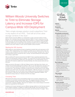William Woods University Switches to Tintri to Eliminate Storage