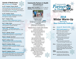 11th Annual Winter Warm-Up (WWU)