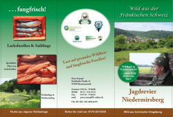 Jagdrevier Niedermirsberg . . . fangfrisch!