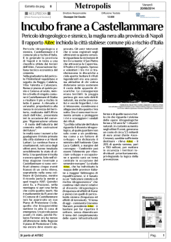 Incubo frane a Castellammare