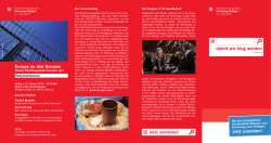 Jetzt anmelden! - Evangelisches Bildungswerk Oberschwaben