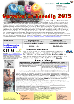 Carneval Venedig 14 Feb 2015 Progamm Kunden neu - el mundo