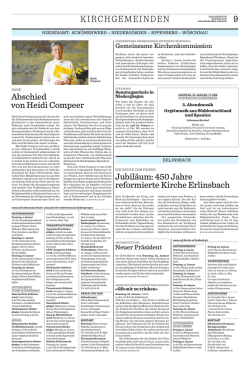 9 kirchGEmEinDEn - Kirchenbote
