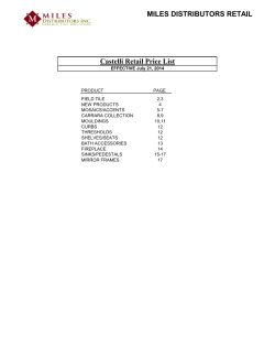 Download Castelli Marble 2014 Retail price list