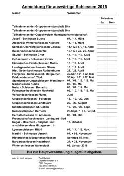 Anmeldung für auswärtige Schiessen 2015 - ps sargans