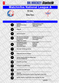 Matchinfos National League A