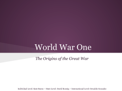 8_World_War_One_files/Origins of WWI