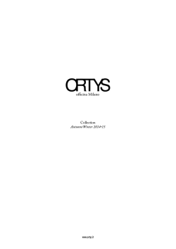 download LOOKBOOK - ORTYS Officina Milano