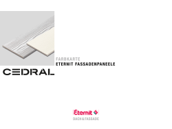 Farbkarte Fassadenpaneel Cedral - Eternit