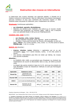Fiche C&eacute;r&eacute;ales d&eacute;sherbage vivaces en interculture 02 07 2014