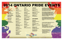 2014 Ontario Pride Events