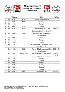 Download - Preetzer TSV C1 - Preetzer TSV C-Junioren