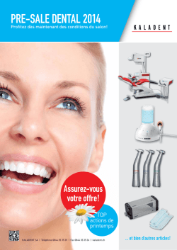PRE-SALE DENTAL 2014