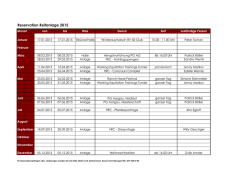 Jahresplan 2015 - Fricktalischer Reiterclub