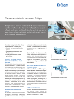 Datasheet: Valvola espiratoria monouso Dräger (PDF)