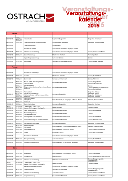 Veranstaltungskalender Ostrach 2015 als PDF-Dokument