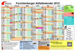 Forchtenberg 2015 - Abfallwirtschaft Hohenlohekreis