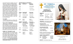 bulletin - St. Teresa Catholic Church