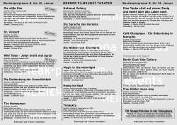 Wochenprogramm PDF - Bremer Filmkunsttheater