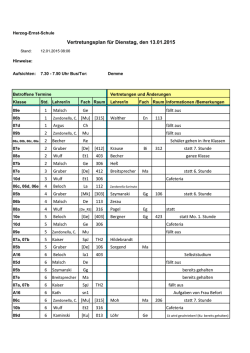 Vertretungsplan für den kommenden Tag als PDF - KGS Gotha