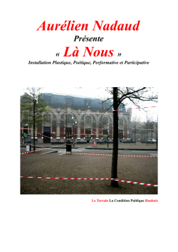 Aurélien Nadaud « Là Nous »