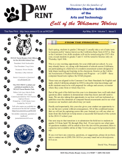 The Paw Print Apr/May 2014