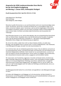 Doro Moritz, Gewerkschaft Erziehung und - Die AnStifter