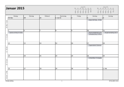 Januar 2015 - Ahorn