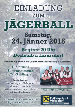J&auml;gerball Inzersdorf