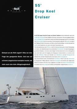 55' Drop Keel Cruiser - Knierim Yachtbau