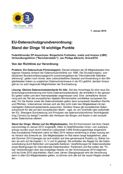 Hintergrundpapier 1 - Jan Philipp Albrecht