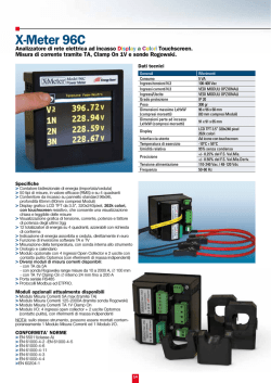 Scheda tecnica - Energy Team spa