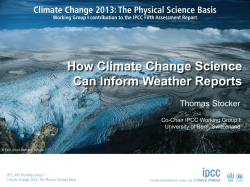 How Climate Change Science Can Inform Weather Reports